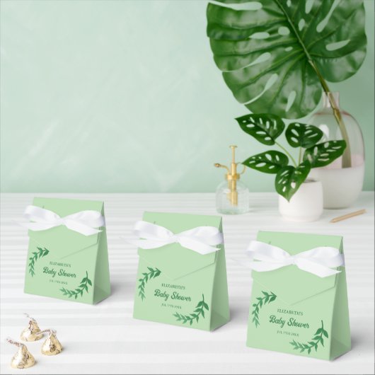 Chic Greenery Baby Shower Geschenkschachtel (Zahlreiche)