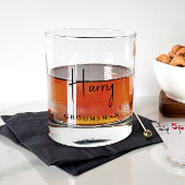 Chic Groom Trauzeugen Usher Wedding Whiskyglas