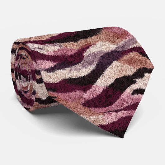 Chic Groomsmen Tiger Krawatte (Gerollt)