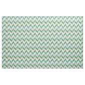 Chic grün-beige geometrisch-Zickzack Muster Stoff (Yard (91,4 cm))