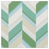 Chic grün-beige geometrisch-Zickzack Muster Stoff (Nahaufnahme)