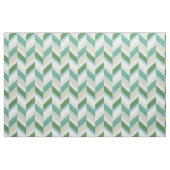 Chic grün-beige geometrisch-Zickzack Muster Stoff (Fat Quarter (45,7 x 55,9 cm))