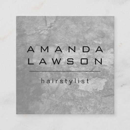 Chic Grunge Gray (Termin) Terminkarte (Vorderseite)