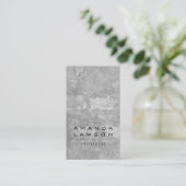 Chic Grunge Gray (Termin) Terminkarte (Stehend Vorderseite)