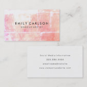 Chic Grunge Visitenkarte (Vorne/Hinten)