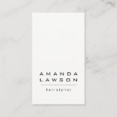 Chic Grunge White Gray (Termin) Terminkarte (Vorderseite)