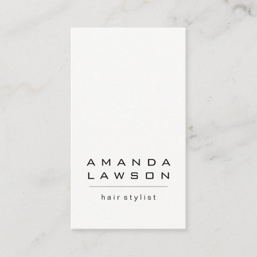 Chic Grunge White Gray (Termin) Terminkarte (Vorderseite)