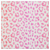 Chic gürnrosa Glitzer Cheetah Printmuster Stoff (Muster)