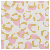 Chic gürnrosa und goldfarbenes Bohnenbild Stoff (Nahaufnahme)