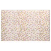 Chic gürnrosa und goldfarbenes Bohnenbild Stoff (Fat Quarter (45,7 x 55,9 cm))