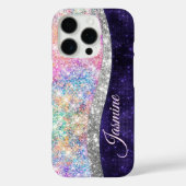 Chic gurt iridescent unicorn Regenbogen Case-Mate iPhone Hülle (Rückseite)