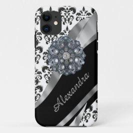 Chic gurt Vintage Damaske personalisiert Case-Mate iPhone Hülle