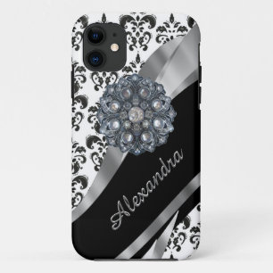 Chic gurt Vintage Damaske personalisiert Case-Mate iPhone Hülle