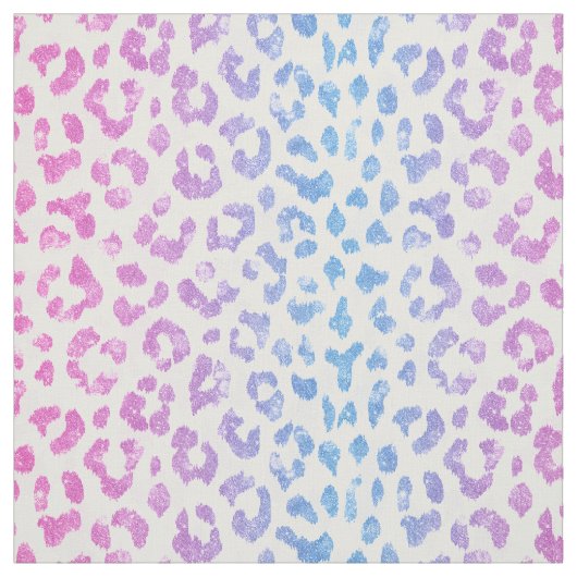 Chic gürtelrosa Glitzer cheetah Printmuster Stoff (Muster)