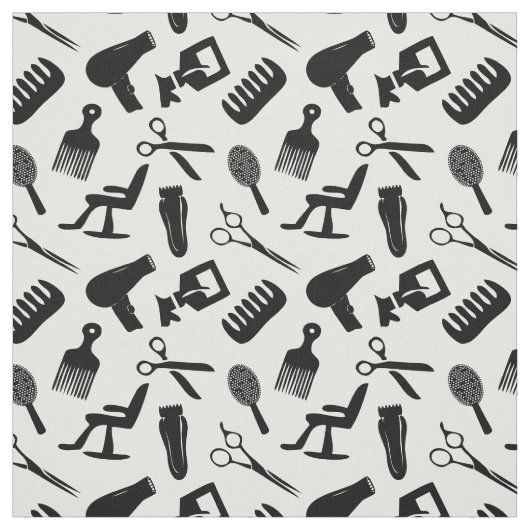 Chic-Haar-Stylist-Muster Stoff (Muster)