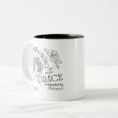 Chic Hair der Rose Empowerment Blooms Zweifarbige Tasse (Vorderseite Links)