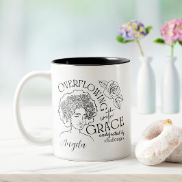 Chic Hair der Rose Empowerment Blooms Zweifarbige Tasse