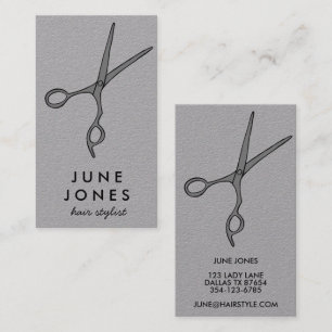 Chic Hair Stylist Scissors Salon Paradies für Klet Visitenkarte