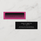 Chic Hairstylist Mini Visitenkarte (Vorne/Hinten)