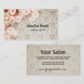 Chic Hairstylisthaar-Stylist-Make-upkünstler mit Visitenkarte (Vorne/Hinten)