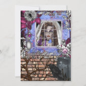 Chic Halloween Bridal Dusche Einladung (Vorderseite)