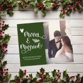 Chic Hand Letry Verheiratetes Foto Budget