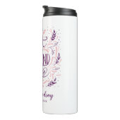 Chic Hand Letter Bester Freund je Personalisiert Thermosbecher (Nach rechts gedreht)