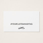 Chic Hand Letter hilft uns, die Liebe zu erfassen (Rückseite)