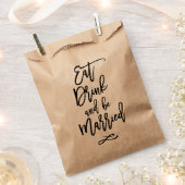 Chic Hand Letter Wedlet Drink Verheiratet sein Geschenktütchen (Ausgeschnitten)