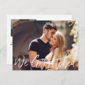 Chic Hand Letter Wir Got Ankündigung (Vorne/Hinten)