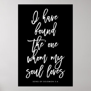 Chic Hand Lettered Ich habe das Ein Zeichen gefund Poster