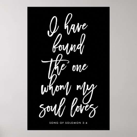 Chic Hand Lettered Ich habe das Ein Zeichen gefund Poster (Vorne)