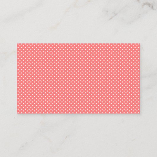 Chic Hand Letting Wedding Registry Card Coral Begleitkarte (Rückseite)