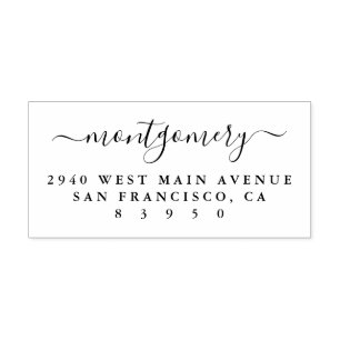 Chic-handgeschriebene Gummistempel