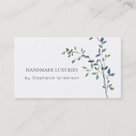 Chic Handmade Elegante Grüne Business Card Visitenkarte