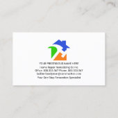 Chic Handyman Tools - Registerkarte Zuhause Repara Visitenkarte (Rückseite)