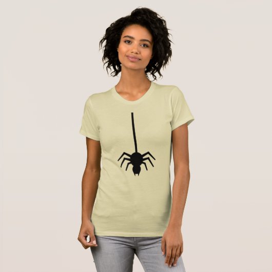 Chic Hanging Spider Damen T-Shirt - Artistic (Vorne ganz)