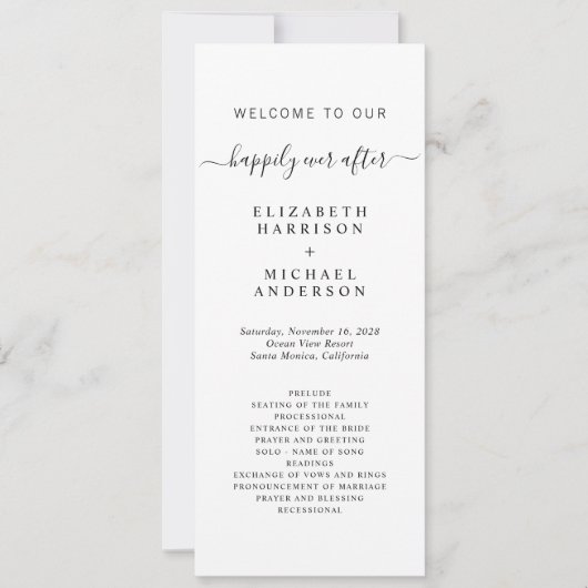 Chic-Happy-Ever nach Hochzeitsfeier (Vorderseite)