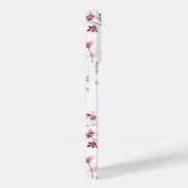 Chic Heart Monogram Initials Pink Floral Shabby Case-Mate iPhone Hülle (Rückseite / Rechts)