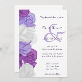 Chic Heirloom Rose Hochzeit Einladung