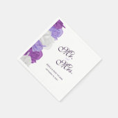 Chic Heirloom Rose Hochzeit Serviette (Ecke)