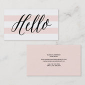 Chic Hello | Visitenkarten Visitenkarte (Vorne/Hinten)