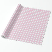 Chic Hellrosa Karo-Geschenkpapier zum 60. Geburtst Geschenkpapier (Ungerollt)