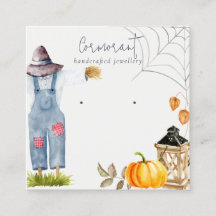 Chic Herbst Herbst Pumpkin-Rückgrat Ohrring-Anzeig