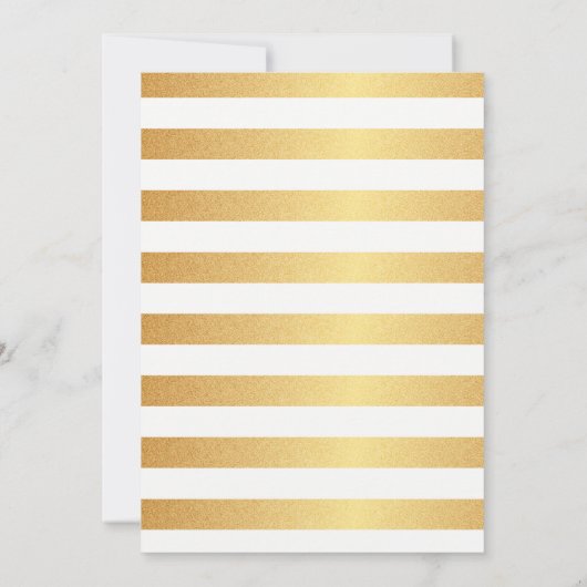 Chic Herbstmaple Blätter Erntedank Dinner Party Einladung (Rückseite)