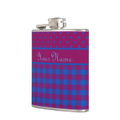 Chic Hip Flask: Pflaume, Blau, Polka Docks und Kar Flachmann (Links)