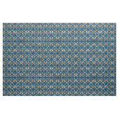 Chic Hipster Gold Emerald Blue Tribal Künstlerisch Stoff (Fat Quarter (45,7 x 55,9 cm))