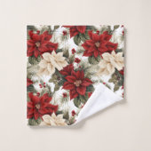 Chic Holiday Bath Towels Personalized Christmas Badhandtuch Set (Waschlappen)