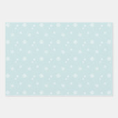 Chic Holiday Red Blue und Gold Wrapping Sheets Geschenkpapier Set (Vorderseite 2)