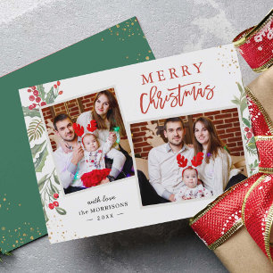 Chic Holly Berries Frohe Weihnachten 2 Foto